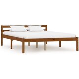  Posteljni okvir medeno rjav iz trdne borovine 120x200 cm, (20606431) Cene