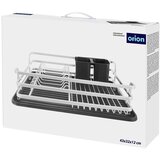 Orion Crno-bijeli metalni ocjeđivač za posuđe 43x32 cm Deluxe – | shoptok.hr