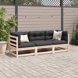  3-dijelni set vrtnih sofa od masivne borovine | shoptok.hr