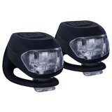  Set led svjetala, žabice, prednje i stražnje, crni silikon | shoptok.hr