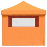 vidaXL Zložljivi pop-up šotor za zabave 4 stranice oranžna | Shoptok.si