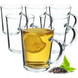 KADAX Zimski kozarci za čaj in kavo 410 ml skodelice z ročaji komplet 6 kozarcev, (5000351666) | Shoptok.si