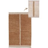 Lorena Canals Opečnato oranžna/bež bombažna preproga 170x240 cm Duetto Toffee – Cene