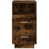  Noćni ormarić s 2 ladice dimljeni hrast 36x36x68 cm | shoptok.hr
