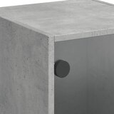 Visoka komoda sa staklenim vratima boja betona 35 x 37 x 109 cm | shoptok.hr