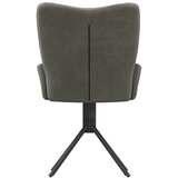  Okretne blagovaonske stolice 2 kom tamnosive baršunaste | Eponuda.com