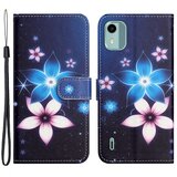 INORCO Stoječa usnjena torbica denarnica za Nokia C12 4G/C12 Pro/C12 Plus, ovitek za telefon s 3D vzorcem, (22036081) Cene