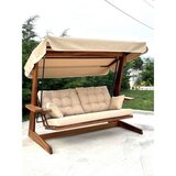Hanah home Sia 2400 - Beige Beige Garden Triple Swing Chair