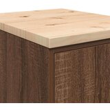 vidaXL Garažna omara za shranjevanje 40x51x85 cm trdna borovina | Shoptok.si