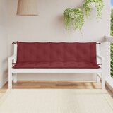  Jastuci za vrtnu klupu 2 kom Crvena vina 180x50x7 cm tkanina | Eponuda.com