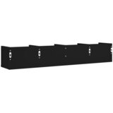  Zidni ormarići 2 kom crni 99x18x16,5 cm od konstruiranog drva | Eponuda.com