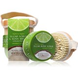 The Somerset Toiletry Co. Tropical Fruits Coconut & Lime sladkorni piling za telo + krtača 150 g | Shoptok.si