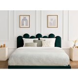 Bobochic Paris Zeleni tapecirani bračni krevet s prostorom za odlaganje s podnicom 160x200 cm Badja – | shoptok.hr