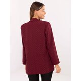 RUE PARIS Blazer-IT-MA-18657.88-burgundy | Shoptok.si