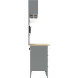  Set radnih ormarića s ladicama s pohranom 10 kom. Crvena | shoptok.hr