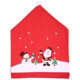  Prevleka za stolico Božična Rdeča 60cm x 48cm 1kos. | Shoptok.si