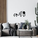 Wallity zidna dekoracija metal wall decor, 55 x 25 cm, crna | ePonuda.com