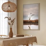 Slika - Autumn by the Lake (1 Part) Vertical 40x60 U prirodnom drvenom okviru | shoptok.hr