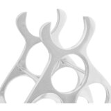  Stalak za vino Srebrno 32 x 14 x 37.5 cm Aluminij | shoptok.hr