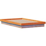 vidaXL lED okvir kreveta voštano smeđi 140x200 cm od masivne borovine | shoptok.hr