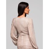 Edoti Women's mini dress with long sleeves and v-neck RUBI DL | Eponuda.ba