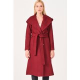 Dewberry Z6679 LADIES COAT-BURGUNDY | ePonuda.com