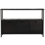 Hanah home Crni pomoćni stol u mat dekoru 29,5x120 cm Solace – | shoptok.hr