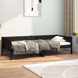  Dnevna postelja črna trdna borovina 90x190 cm, (20727120) Cene