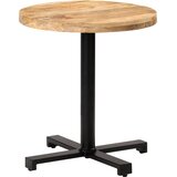 Bistro stolić okrugli Ø 70 x 75 cm od grubog drva manga | shoptok.hr