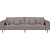  Tkaninska sofa s jastukom Sivo-smeđa 208 cm tkanina | shoptok.hr