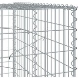 vidaXL Gabionska košara s poklopcem 1200x100x200 cm pocinčano željezo | shoptok.hr