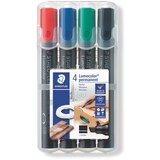 Staedtler Permanentni flomaster Lumocolor, poševna konica, 4 kosi | Shoptok.si