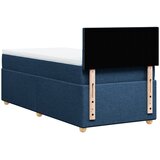  Krevet s oprugama i madracem plavi 80x200 cm od tkanine | shoptok.hr