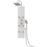 PANEL za tuširanje od stakla 25 x 47,5 x 130 cm bijeli | shoptok.hr