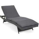  Set vrtnih ležaljki od tehnoratana Bora Bora Grey / Grey Melange sa stolom | shoptok.hr