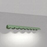 Thoro Žajbljevo zelena aluminijasta LED viseča svetilka BISCUIT – | Shoptok.si