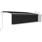  Automatska tenda s roletom i senzorom LED 5 x 3 m antracit | shoptok.hr