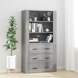  Visoka komoda siva sonome od konstruiranog drva | shoptok.hr