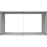 Cvetlično korito Antracit 195 x 100 x 75 cm Cinkana jeklena, (5000207623) | Shoptok.si