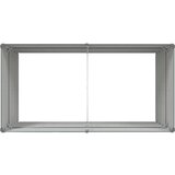  Sadilica Antracit 195 x 100 x 45 cm Cinkani čelik | shoptok.hr