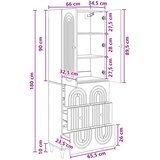  Set ormara 2 kom. Konstruirano drvo | shoptok.hr