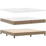 Krevet s opruga kutije s madracem Boja cappuccina 200 x 200 cm | Eponuda.com