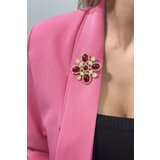 Kesi Floral brooch 2 red | shoptok.hr