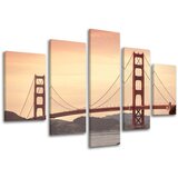  Slike na platnu 5-delne mesta - san francisco ME116E50 | shoptok.hr