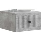  Noćni ormarić za montažu na zid Betonska siva 33 x 34,5 x 20 cm | shoptok.hr
