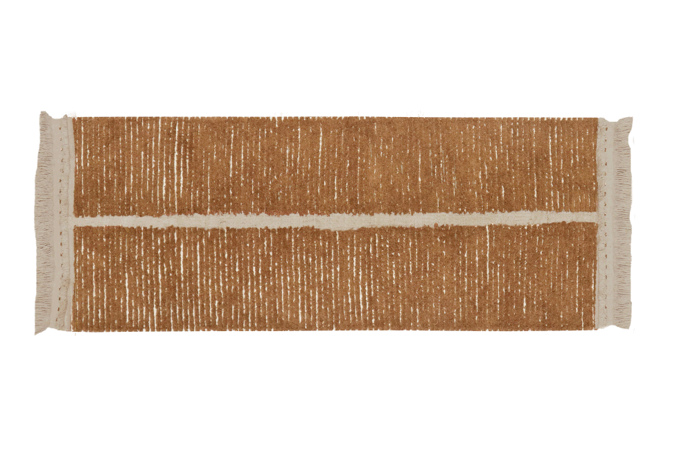 Lorena Canals Opečnato oranžen/bež bombažen tekač 80x230 cm Duetto Toffee – | Shoptok.si