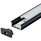 Mitea Lighting aluminijumski profil za led trake crni nadgradni set sa difuzorom 7x17.4x2000mm M509-C | Eponuda.com