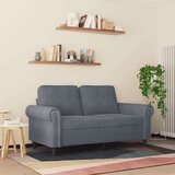  Dvosjed tamnosivi 120 cm baršunasti | shoptok.hr