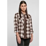 UC Curvy Ladies Turnup Checked Flanell Shirt pink/brown | shoptok.hr
