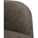 SOFA fotelja s naslonima za ruke tamnosiva 54 cm umjetna koža | shoptok.hr